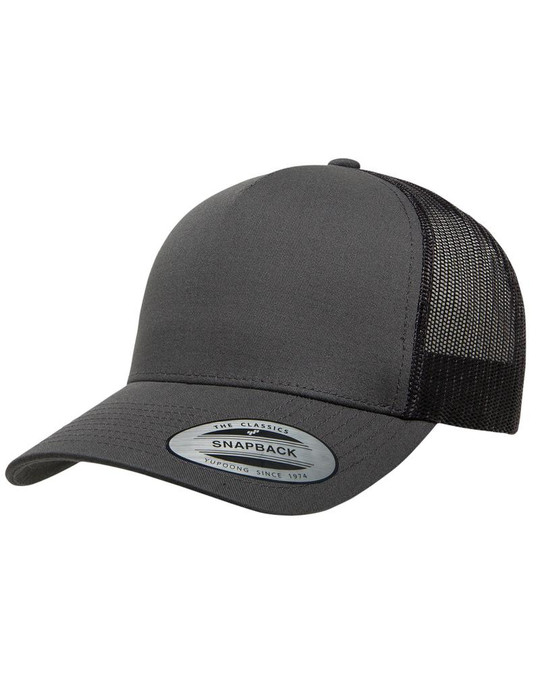 Yupoong 6506 - Casquette Trucker Rétro 5 Panneaux pour Adultes