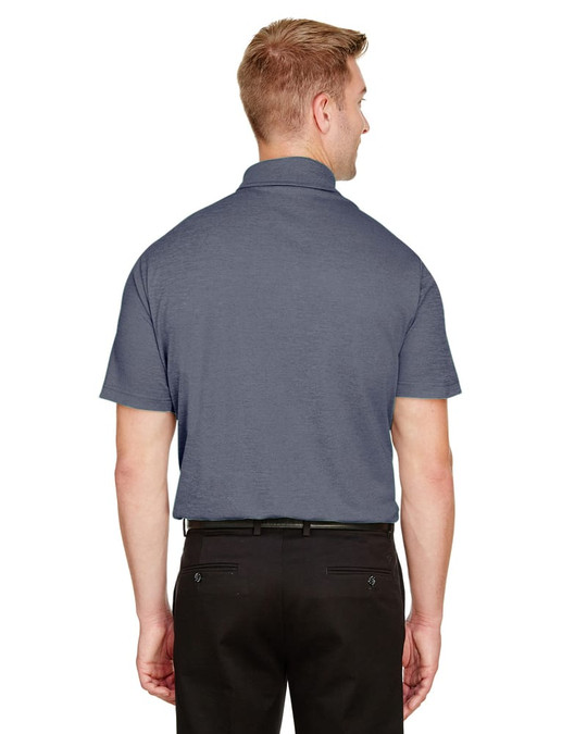 Devon & Jones DG22 - Polo Mélange Address pour hommes CrownLux Performance