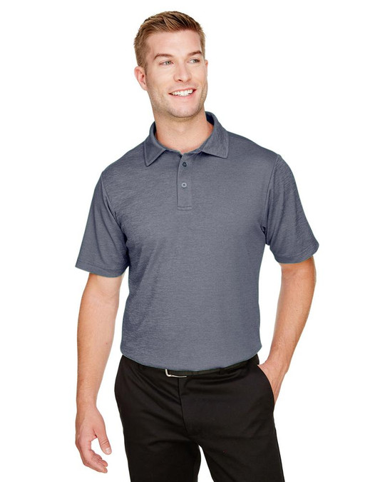 Devon & Jones DG22 - Polo Mélange Address pour hommes CrownLux Performance