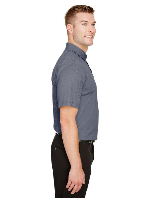 Devon & Jones DG22 - Polo Mélange Address pour hommes CrownLux Performance