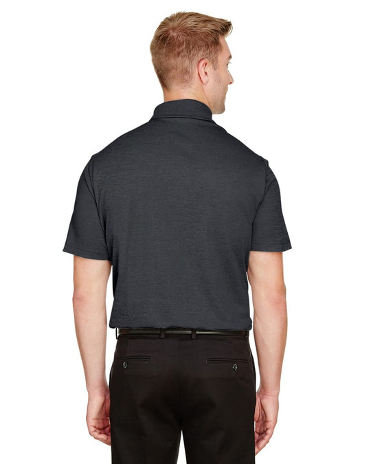 Devon & Jones DG22 - Polo Mélange Address pour hommes CrownLux Performance