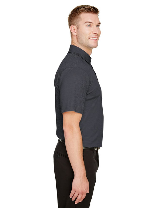 Devon & Jones DG22 - Polo Mélange Address pour hommes CrownLux Performance