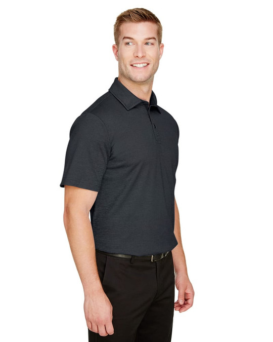Devon & Jones DG22 - Polo Mélange Address pour hommes CrownLux Performance