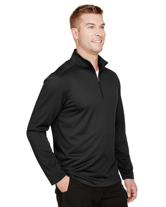 Harriton M748 - Quart de zip IL Advantage Snag Protection Plus pour hommes