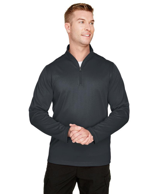 Harriton M748 - Quart de zip IL Advantage Snag Protection Plus pour hommes