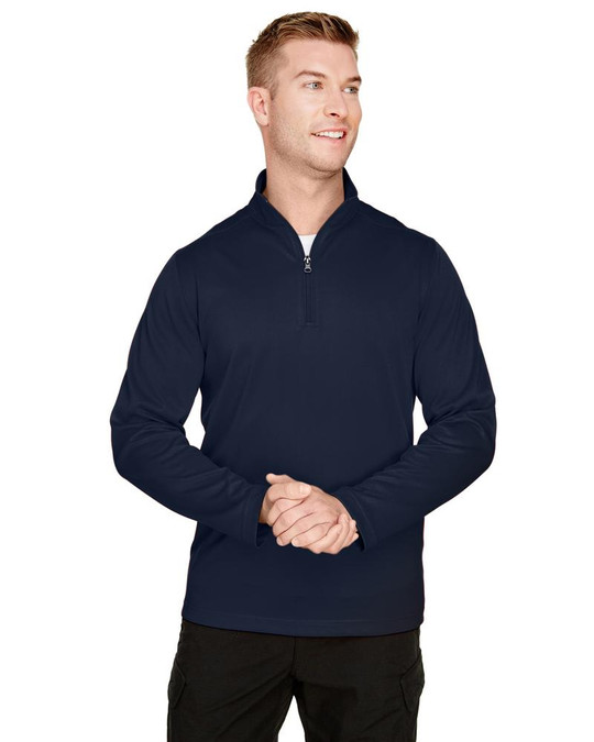 Harriton M748 - Quart de zip IL Advantage Snag Protection Plus pour hommes