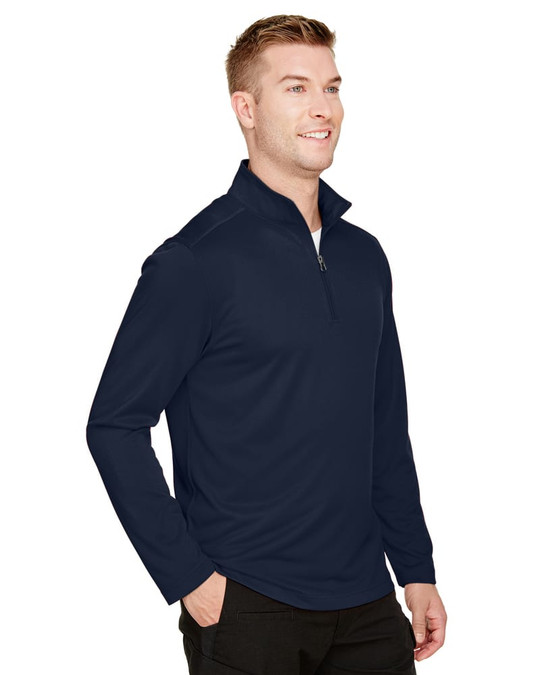 Harriton M748 - Quart de zip IL Advantage Snag Protection Plus pour hommes