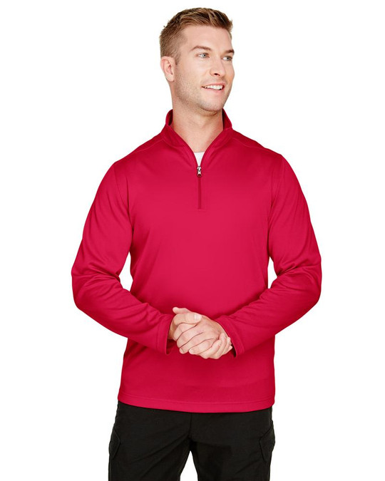Harriton M748 - Quart de zip IL Advantage Snag Protection Plus pour hommes