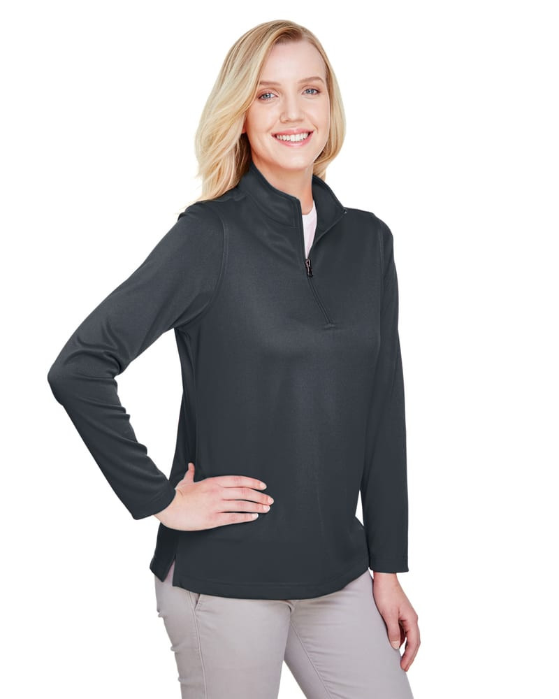 Harriton M748W - Ladies Advantage Snag Protection Plus IL Quarter-Zip