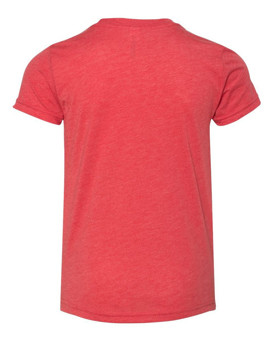 Bella+Canvas 3413Y - T-shirt à manches courtes Triblend pour jeunes
