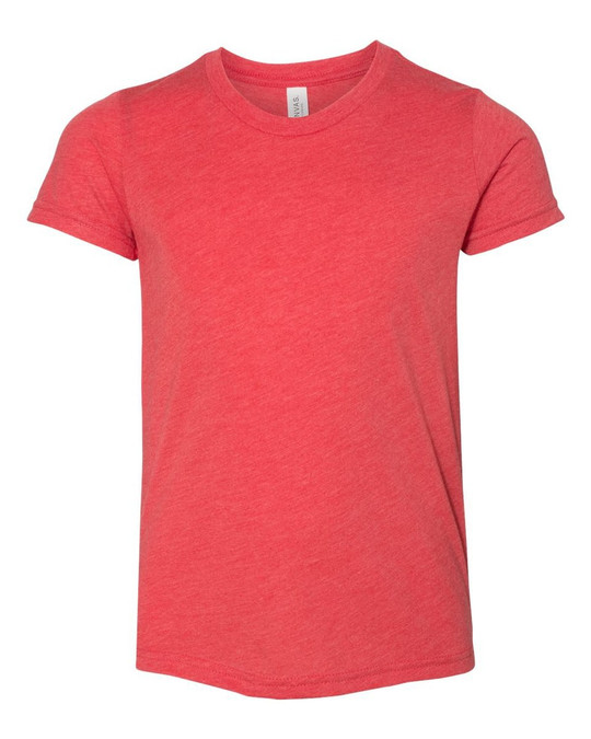 Bella+Canvas 3413Y - T-shirt à manches courtes Triblend pour jeunes