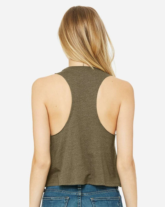 Bella+Canvas 6682 - Ladies Racerback Cropped Tank