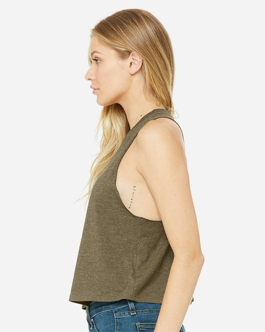 Bella+Canvas 6682 - Ladies Racerback Cropped Tank