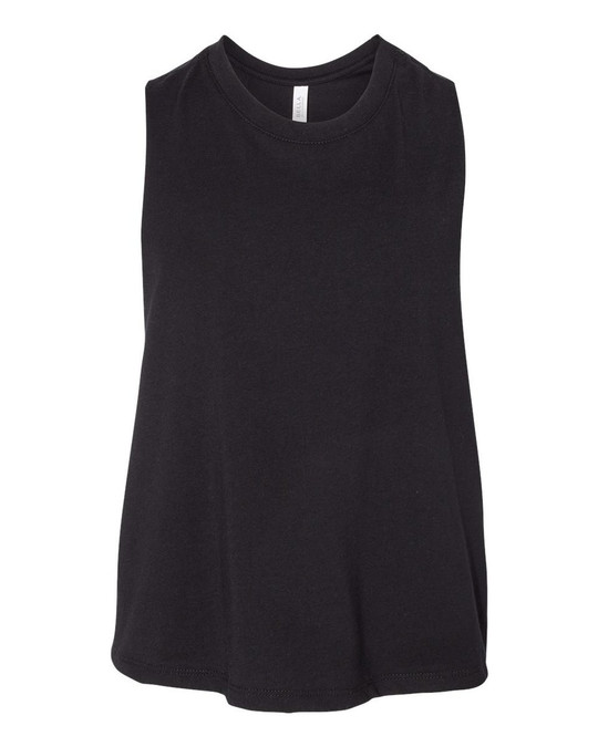 Bella+Canvas 6682 - Camiseta de Tirantes Recortada para Damas