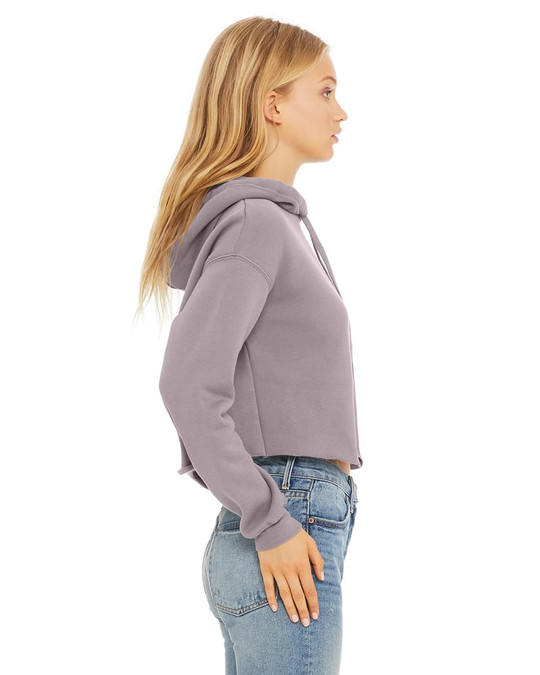 Bella+Canvas B7502 - Hoodie court en molleton pour dames
