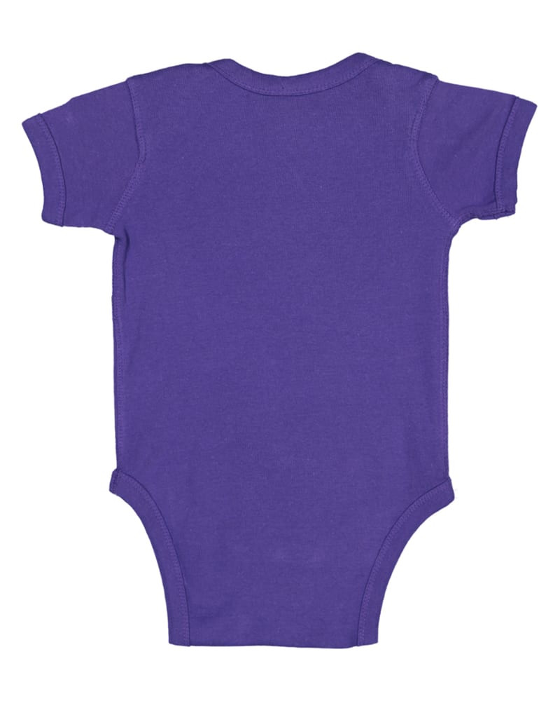 Rabbit Skins 4400 - Infant 5 oz. Baby Rib Lap Shoulder Bodysuit