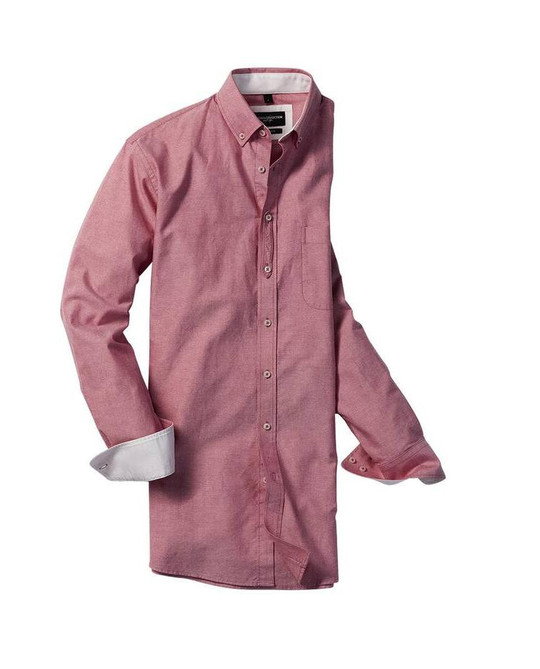 Russell Collection RU920M - MEN'S LONG SLEEVE TAILORED WASHED OXFORD SHIRT