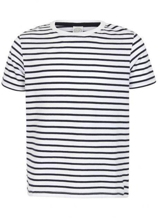 SF Mini SM202 - T-shirt marinière enfant