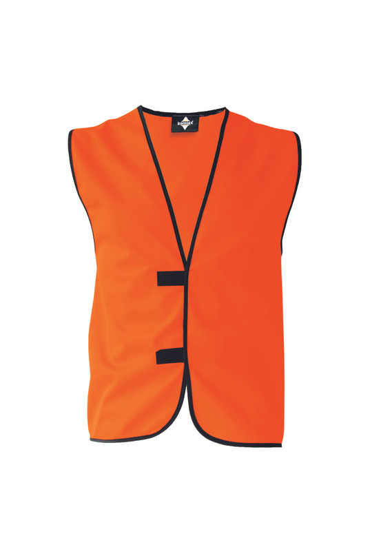 Korntex KX221 - Sicherheitsweste erhältlich in 7 verschiedenen Farben. Anpassbarer Verschluss in Velcr. Schwarze Ränder aus Polyester.