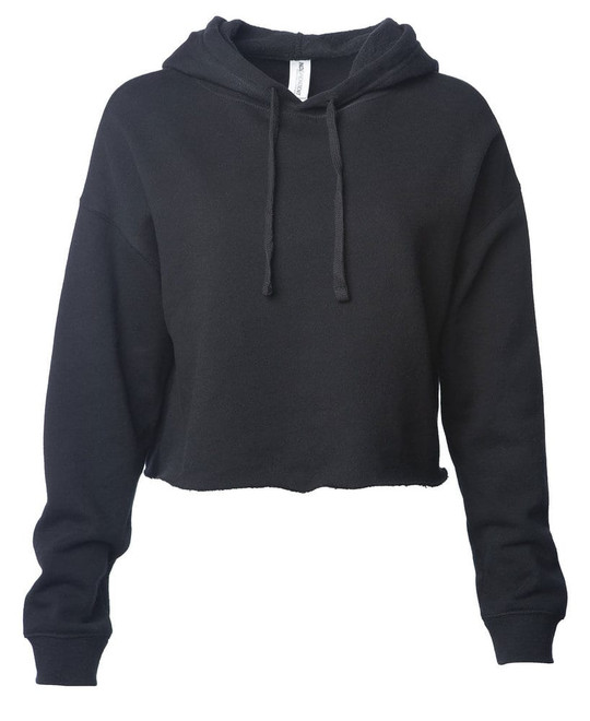 Independent Trading Co. AFX64CRP - Haut à capuche court et léger pour femmes