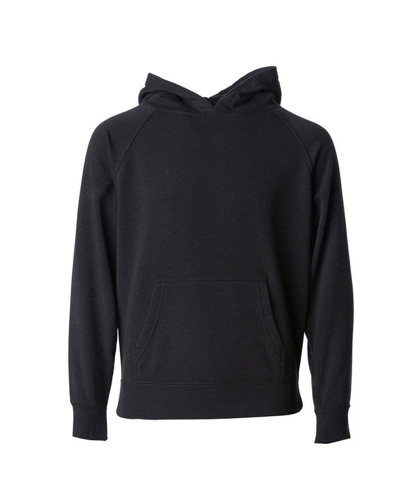 Independent Trading Co. PRM10TSB - Toddler Lightweight Raglan Hooded Pullover