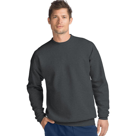 Hanes P160 - Sudadera EcoSmart® de cuello redondo