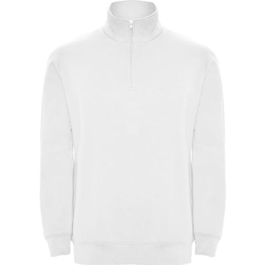 Roly SU1109 - ANETO Sweatpulli mit halb Zip Ton-in-Ton und Stehkragen