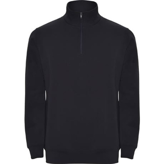 Roly SU1109 - ANETO Sweatpulli mit halb Zip Ton-in-Ton und Stehkragen