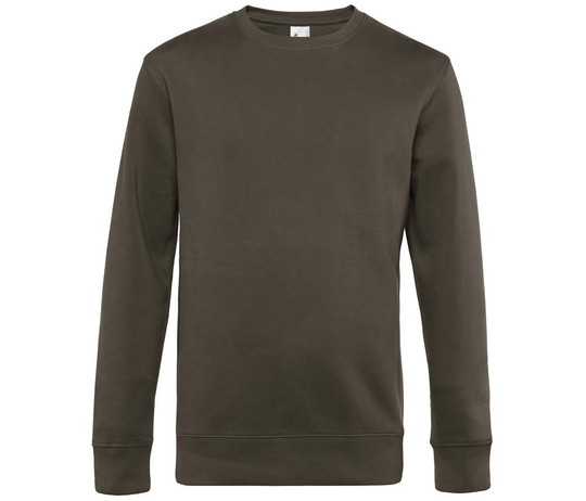 B&C BCU01K - Rechte Mouw Sweatshirt 280 KING