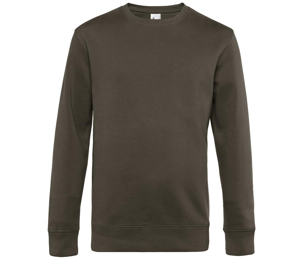 B&C BCU01K - Rechte Mouw Sweatshirt 280 KING