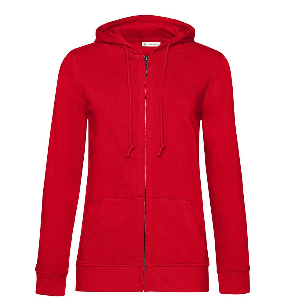 B&C BCW36B - Dames Organic Zipped Hoodie