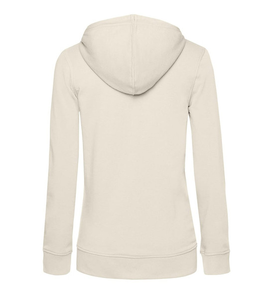 B&C BCW36B - Felpa con cappuccio con zip organica da donna
