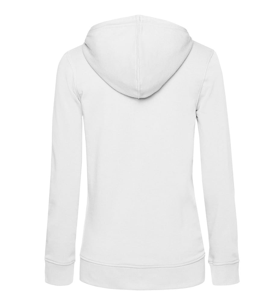 B&C BCW36B - Damska bluza z kapturem z organicznym zamkiem