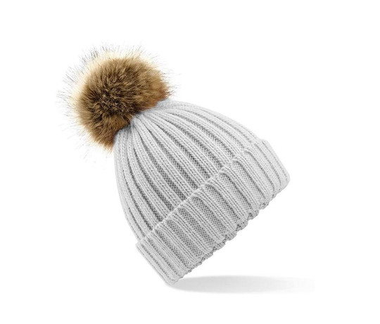Beechfield BF412 - Pop Pom Chunky Stickad hatt