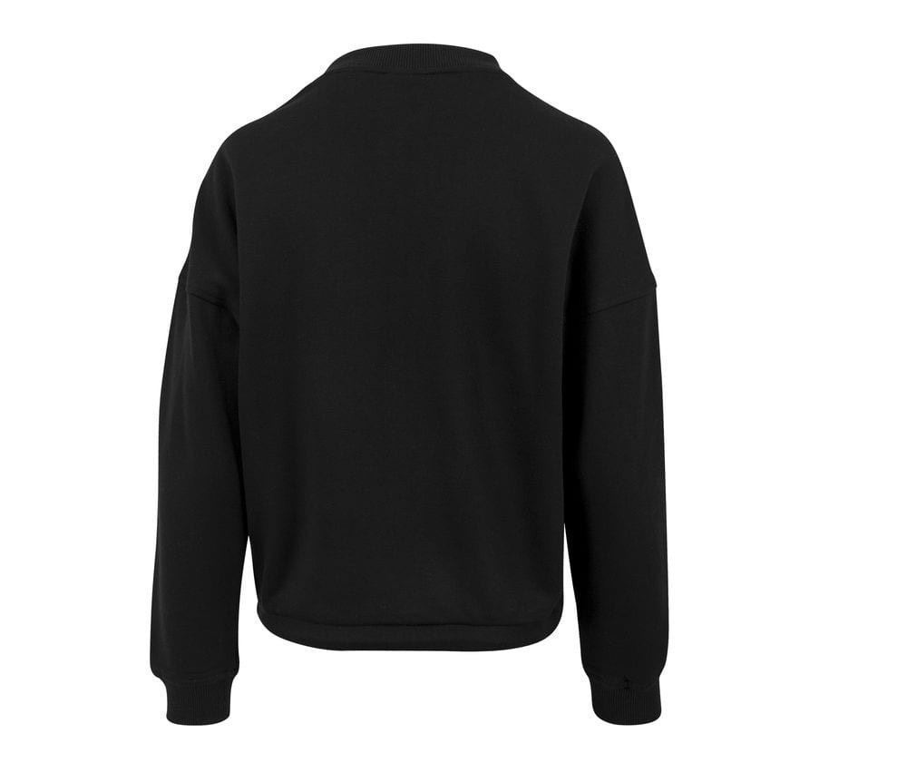 Build Your Brand BY058 - Round woman Sweat oversized collar