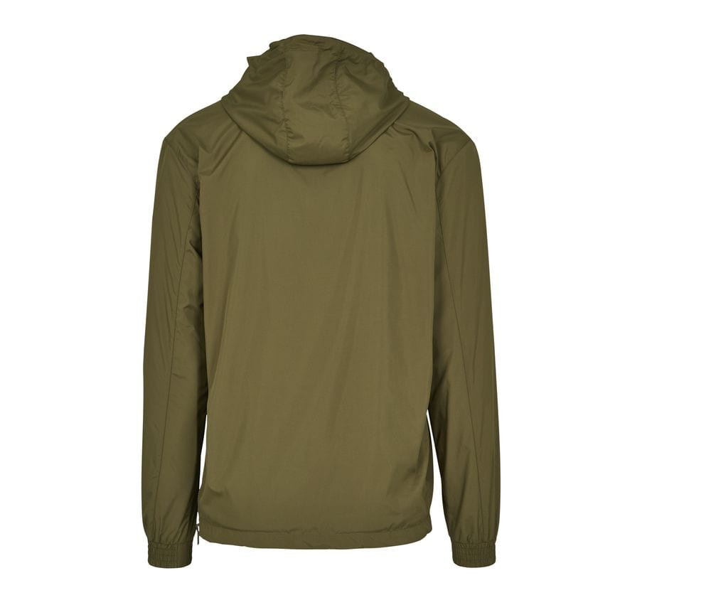 Build Your Brand BY096 - 1/4 zip jacket man