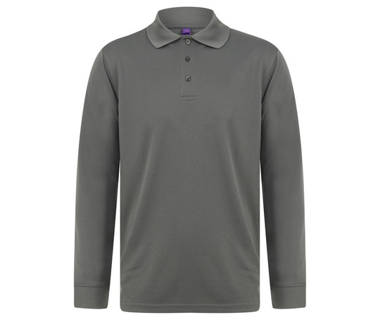 Henbury HY478 - Polo z długim rękawem