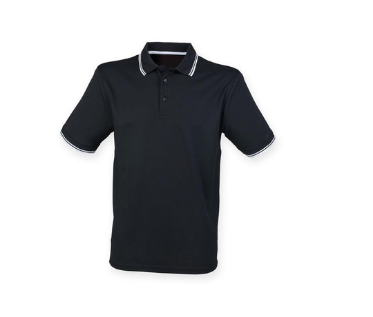 Henbury HY482 - Polohemd mit kontrastfarbenen Kragen und Ärmeln