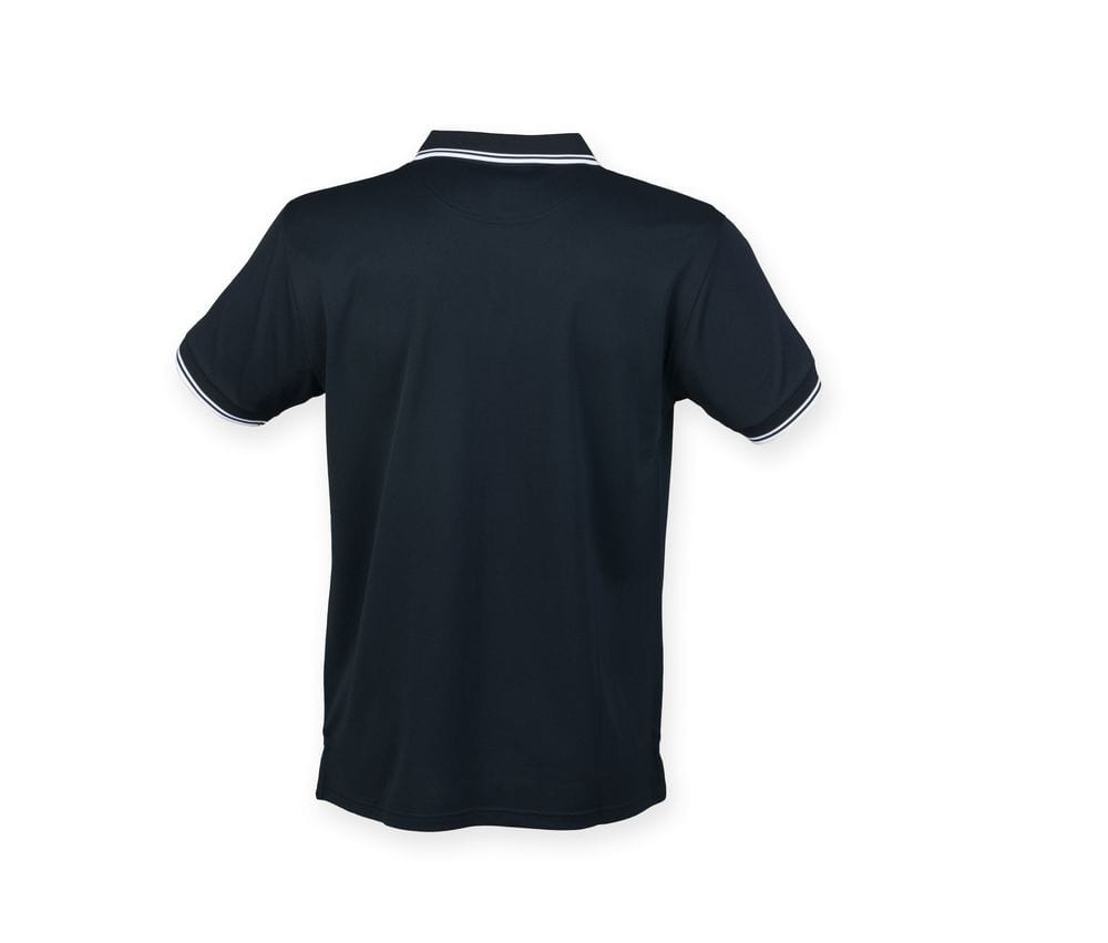 Henbury HY482 - Polohemd mit kontrastfarbenen Kragen und Ärmeln