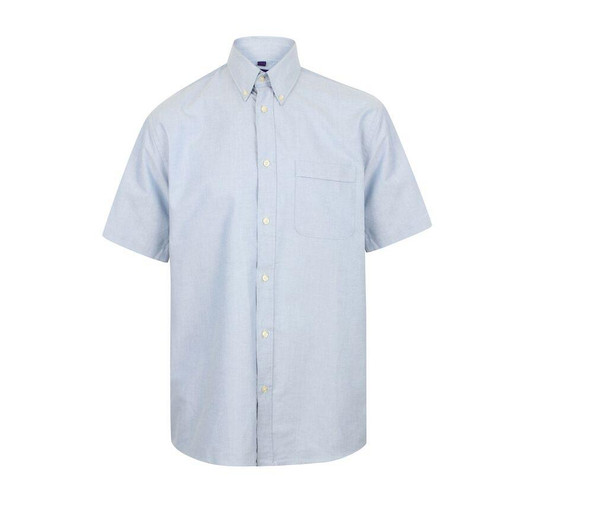 Henbury HY515 - Lyhythihainen klassinen Oxford-paita