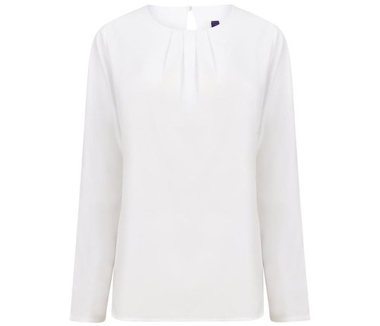 Henbury HY598 - Women's Long Sleeve Blouse