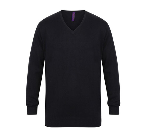 Henbury HY720 - Herren-Pullover mit V-Ausschnitt