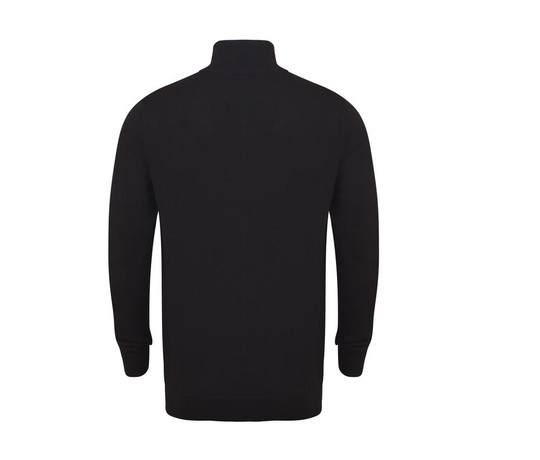 Henbury HY729 - Herrenpullover mit Reißverschluss