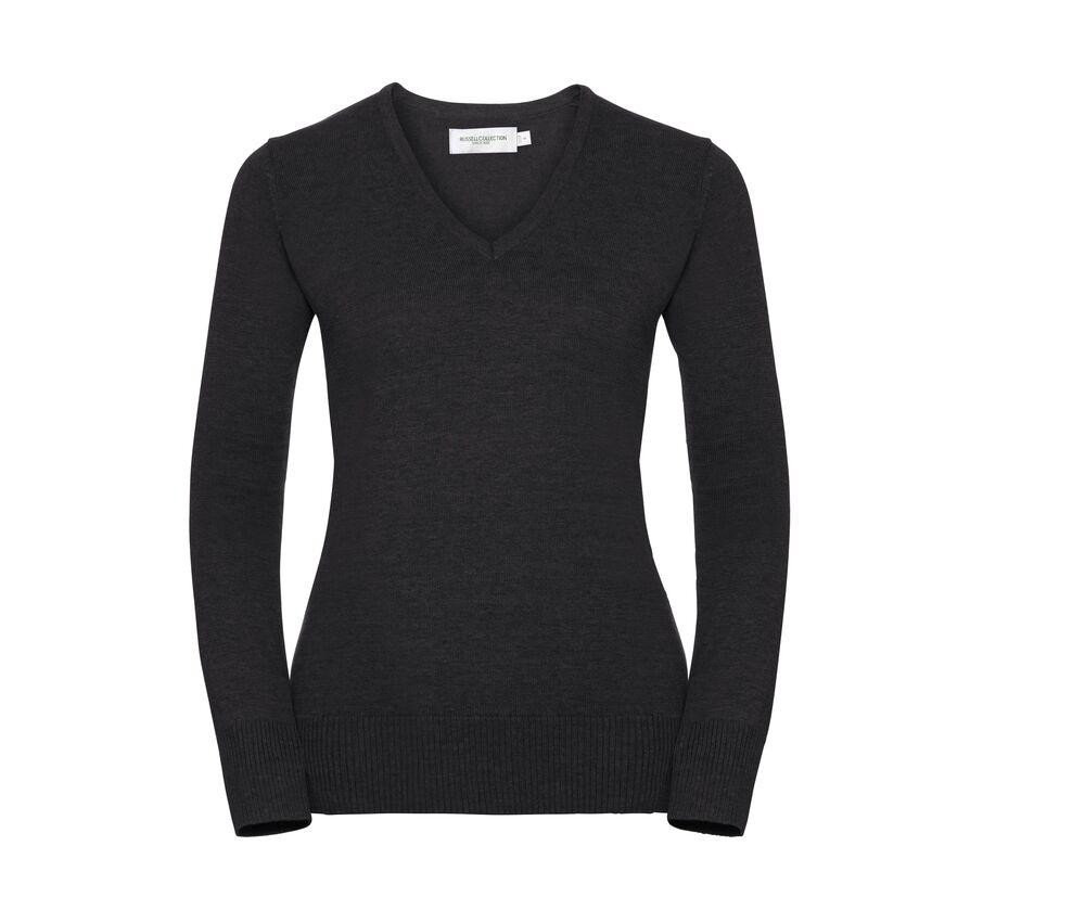 Russell Collection JZ10F - V-kaula-aukkoinen Pullover
