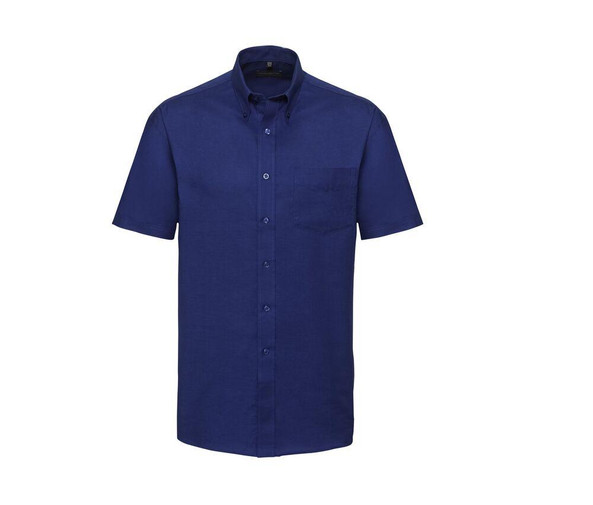 Russell Collection JZ933 - Lyhythihainen Easy Care Oxford -paita