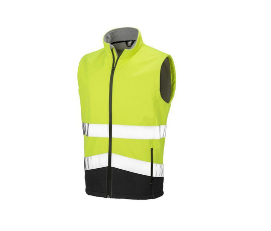Result RS451 - Gilet sans manches en Soft shell de travail haute visibilité