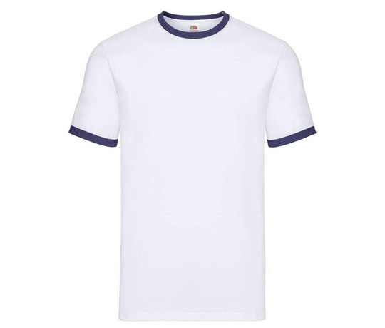 Fruit of the Loom SC245 - Herren Ringer T-Shirt aus 100% Baumwolle