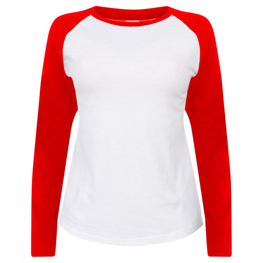 SF Women SK271 - Women's long-sleeved baseball T-shirt