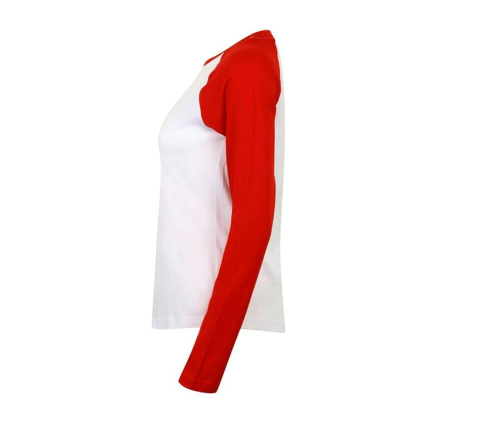 SF Women SK271 - Women's long-sleeved baseball T-shirt