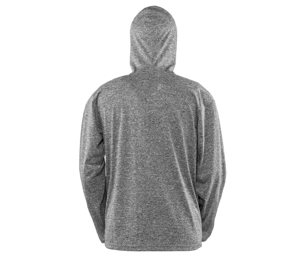 Spiro SP277M - Kapuzen-Sportshirt mit Reißverschluss für Herren